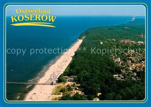 AK / Ansichtskarte Koserow_Ostseebad_Usedom Fliegeraufnahme Koserow_Ostseebad_Usedom