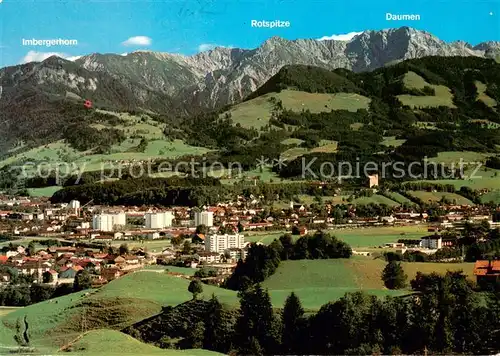 AK / Ansichtskarte Sonthofen_Oberallgaeu Fliegeraufnahme Sonthofen Oberallgaeu