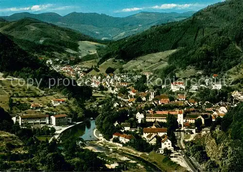 AK / Ansichtskarte Wolfach Fliegeraufnahme Wolfach
