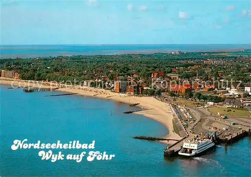 AK / Ansichtskarte Wyk_Foehr Fliegeraufnahme Foehr