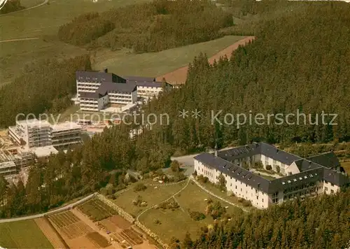 AK / Ansichtskarte Selbitz_Oberfranken Mutterhaus Gaestehaus und Alten und Pflegeheim der Christusbruderschaft Fliegeraufnahme Selbitz Oberfranken