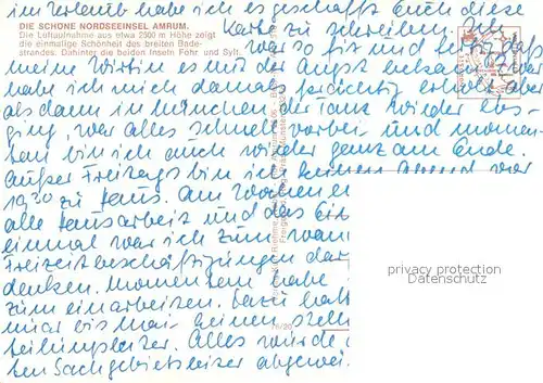 AK / Ansichtskarte Amrum Fliegeraufnahme mit Foehr und Sylt Amrum