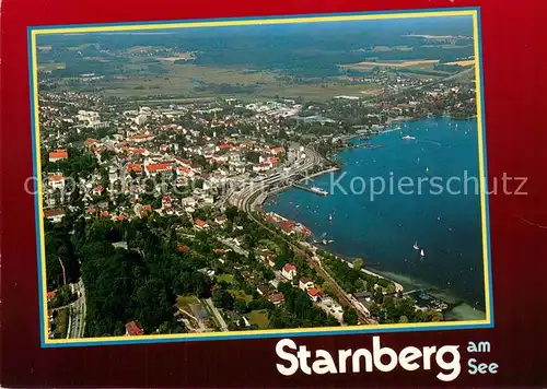 AK / Ansichtskarte Starnbergersee Fliegeraufnahme Starnbergersee