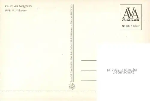 AK / Ansichtskarte Fuessen_Forggensee Fliegeraufnahme 