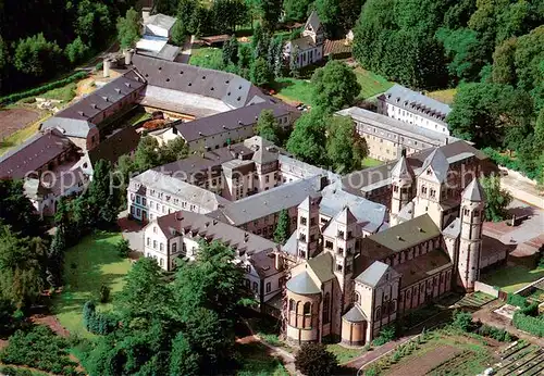 AK / Ansichtskarte Maria_Laach_Jauerling_AT Benediktiner Abtei Fliegeraufnahme 