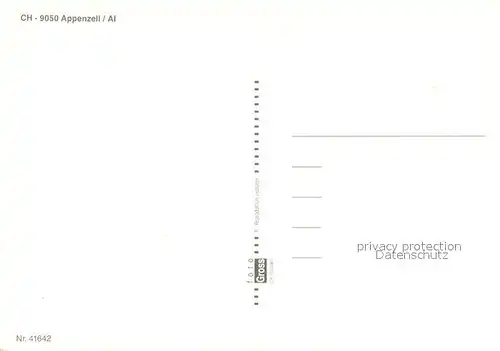 AK / Ansichtskarte Appenzell_IR Strassenpartie Appenzell IR