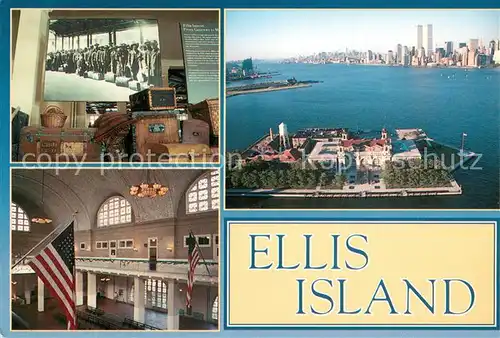 AK / Ansichtskarte New_York_City Ellis Island Museum Hudson River New_York_City