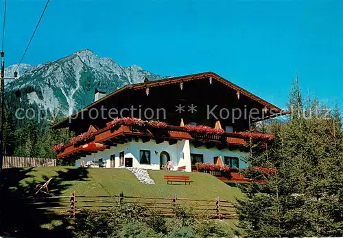 AK / Ansichtskarte Ramsau_Dachstein_Steiermark Pension Bergsteiner Dachsteingebirge Ramsau_Dachstein