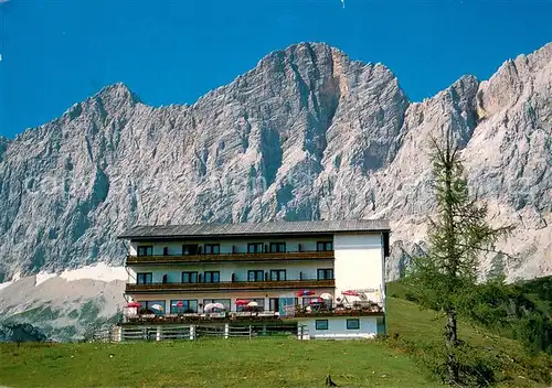 AK / Ansichtskarte Ramsau_Dachstein_Steiermark Berghotel Dachstein Dachsteingebirge Suedwand Ramsau_Dachstein