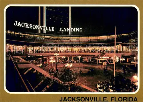 AK / Ansichtskarte Jacksonville_Florida The Jacksonville Landing Festival Marketplace at night 