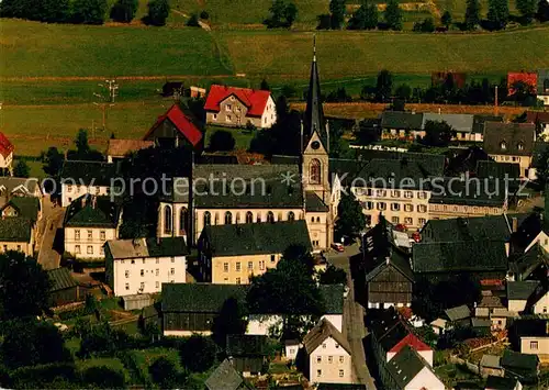 AK / Ansichtskarte Bonn_Rhein Teilansicht mit Kirche Fliegeraufnahme Bonn_Rhein