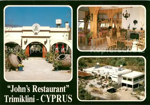AK / Ansichtskarte Trimiklini Johns Restaurant Gastraum  Trimiklini