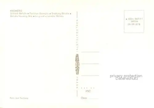 AK / Ansichtskarte Kromeriz_Kremsier_Czechia Sidliste Belidla 
