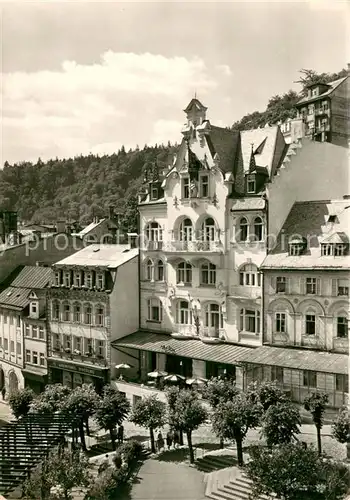 AK / Ansichtskarte Karlovy_Vary_Karlsbad Lazenske dum Puskin 