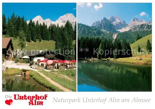 AK / Ansichtskarte Filzmoos Unterhof Alm am Almsee Naturpark Alpen Filzmoos