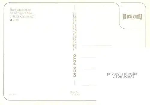 AK / Ansichtskarte Klingenthal_Vogtland Gaststaette Aschbergschaenke Winterpanorama Klingenthal_Vogtland