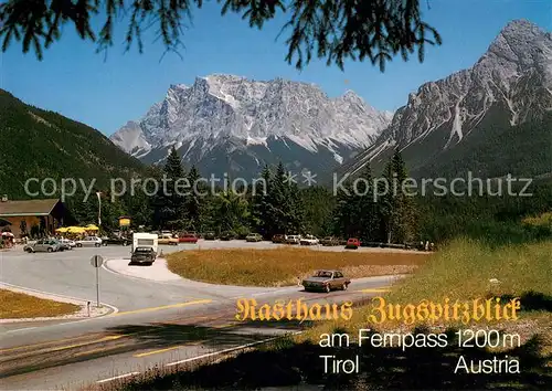 AK / Ansichtskarte Biberwier_Tirol Rasthaus Zugspitzblick am Fernpass Alpen Biberwier Tirol
