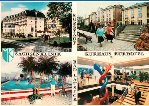 AK / Ansichtskarte Bad_Lausick Sachsenklinik Kurhaus Kurhotel Hallenbad Bad_Lausick