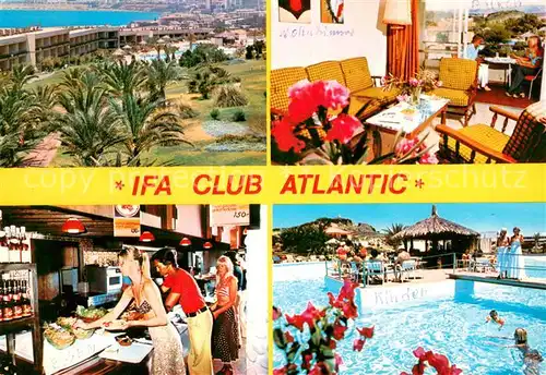 AK / Ansichtskarte San_Agustin_Gran_Canaria IFA Club Atlantic Restaurant Buffet Apartamentos Bungalows Swimming Pool San_Agustin_Gran_Canaria