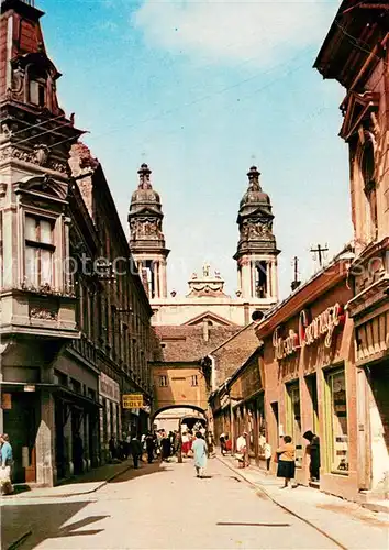 AK / Ansichtskarte Papa_Ungarn Kossuth Lajos Gasse Papa Ungarn