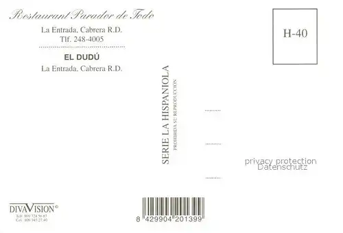 AK / Ansichtskarte Cabrera Restaurant Parador de Todo El Dudú Restaurant Strand Cabrera