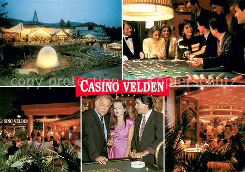AK / Ansichtskarte Velden_Woerthersee Casino Roulette Restaurant Cafe Velden Woerthersee