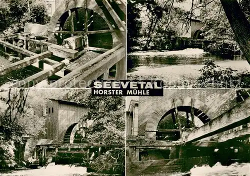 AK / Ansichtskarte Seevetal Horster Muehle Wasserrad Seevetal