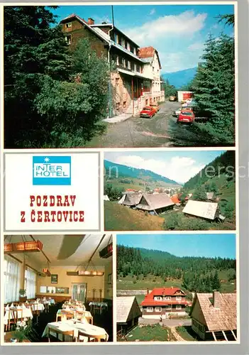 AK / Ansichtskarte Vysna_Boca Sporthotel Certovica Restaurant Niedere Tatra 
