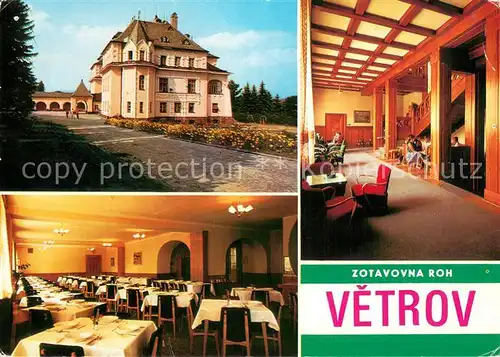 AK / Ansichtskarte Vysoke_nad_Jizerou Zotavovna ROH Vetrov Hotel Restaurant Vysoke_nad_Jizerou
