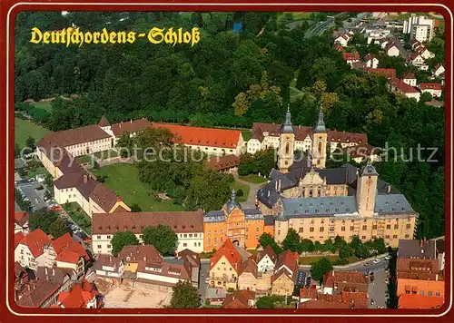 AK / Ansichtskarte Bad_Mergentheim Deutschordens Schloss Fliegeraufnahme Bad_Mergentheim