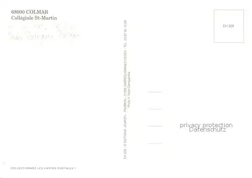 AK / Ansichtskarte Colmar_68 Collegiale St Martin Vue aerienne 