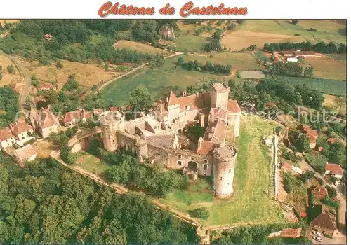 AK / Ansichtskarte Castelnaud de Gratecambe Chateau de Castelnau Vue aerienne Castelnaud de Gratecambe