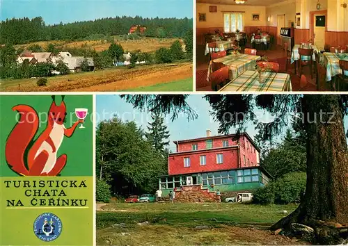 AK / Ansichtskarte Jihlavske_Vrchy Turisticka Chata na Cerinku Gaestehaus Pension Eichhoernchen Jihlavske_Vrchy