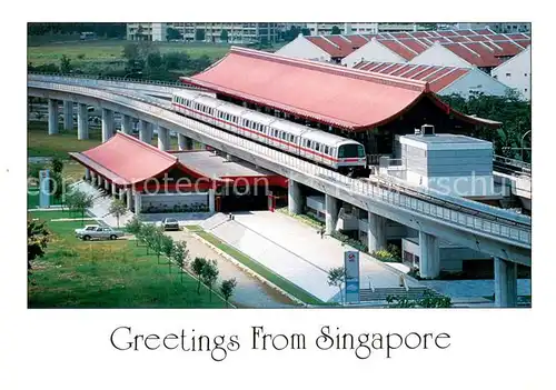 AK / Ansichtskarte Singapore Mass Rapid Transit System Singapore