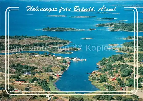 AK / Ansichtskarte Braendoe_Aland Fliegeraufnahme 