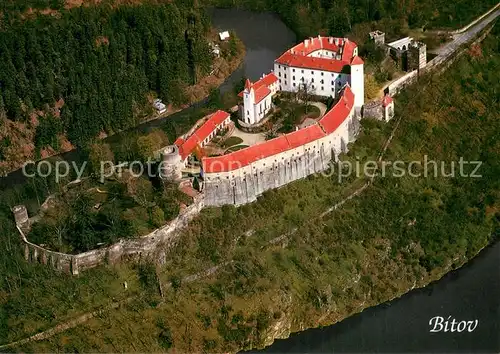 AK / Ansichtskarte Bitov_Czechia Burg Fliegeraufnahme 