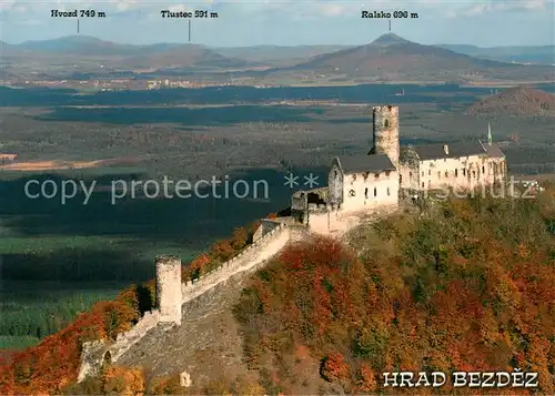 AK / Ansichtskarte Hrad_Bezdez Jeden z nejvyznamnejsich gotickych hradu v DR ve sve dobe nedobytny Hrad Bezdez