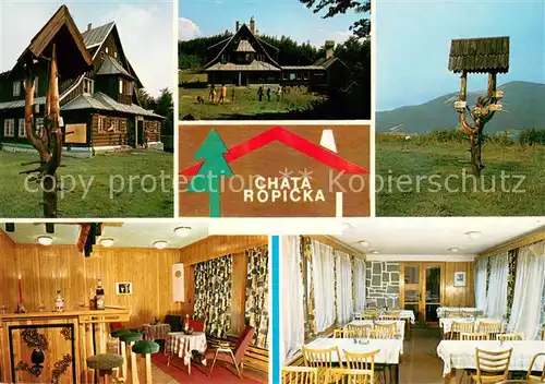 AK / Ansichtskarte Moravka Chata Ropicka Berghaus Restaurant Wegweiser Moravka