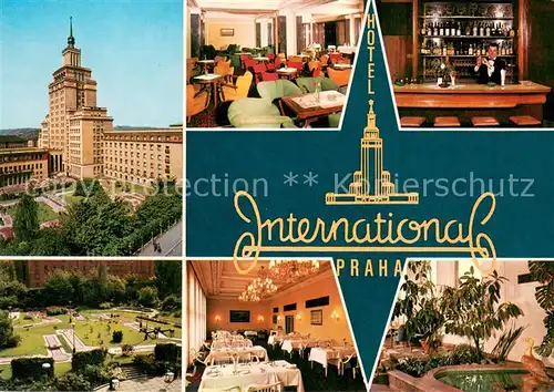 AK / Ansichtskarte Dejvice Hotel International Restaurant Bar Minigolf Dejvice