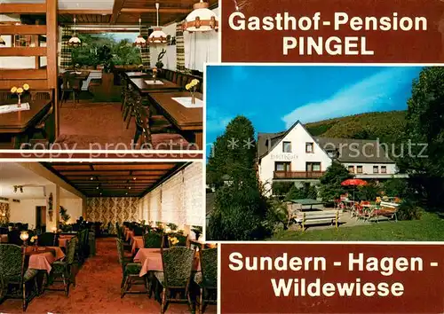 AK / Ansichtskarte Wildewiese Gasthof Pension Pingel Restaurant Gartenterrasse Wildewiese