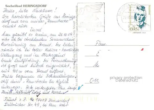 AK / Ansichtskarte Heringsdorf_Ostseebad_Usedom Fliegeraufnahme Heringsdorf_Ostseebad