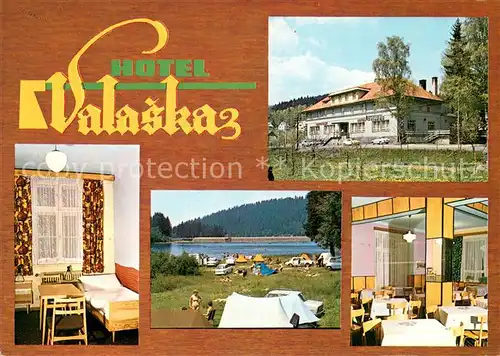 AK / Ansichtskarte Horni_Becva Hotel Valaskas Beskydy Hotel Restaurant Beskiden Badesee Horni Becva