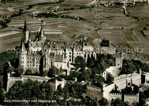 AK / Ansichtskarte Hechingen Burg Hohenzollern Fliegeraufnahme Hechingen