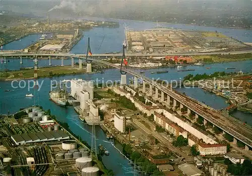 AK / Ansichtskarte Hamburg Koehlbrandbruecke Fliegeraufnahme Hamburg