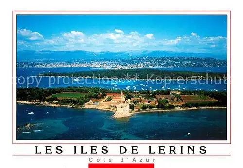 AK / Ansichtskarte Iles_de_Lerins Cote d Azur vue aerienne Iles_de_Lerins