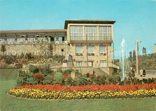 AK / Ansichtskarte Nordhausen_Thueringen HO Gaststaette Stadt Terrasse Nordhausen Thueringen