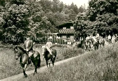 AK / Ansichtskarte Wernigerode_Harz HO Gaststaette Christanental Reittouristik Wernigerode Harz