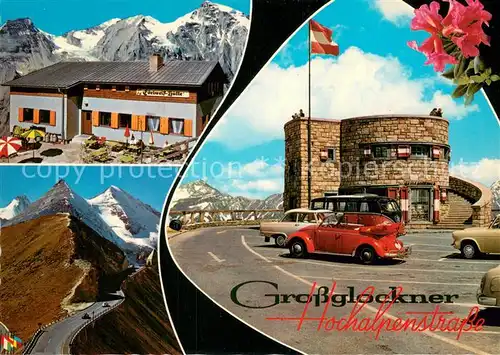 AK / Ansichtskarte Grossglockner_Hochalpenstrasse Edelweisshuette Edelweisspitze Fuschertoerl 
