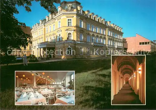 AK / Ansichtskarte Teplice Lazenske sanatorium Beethoven Speisesaal Flur Teplice