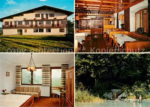 AK / Ansichtskarte Mattsee_Salzburg Gasthaus Pension Fuerste Gaststube Gaestezimmer Badesee Mattsee Salzburg